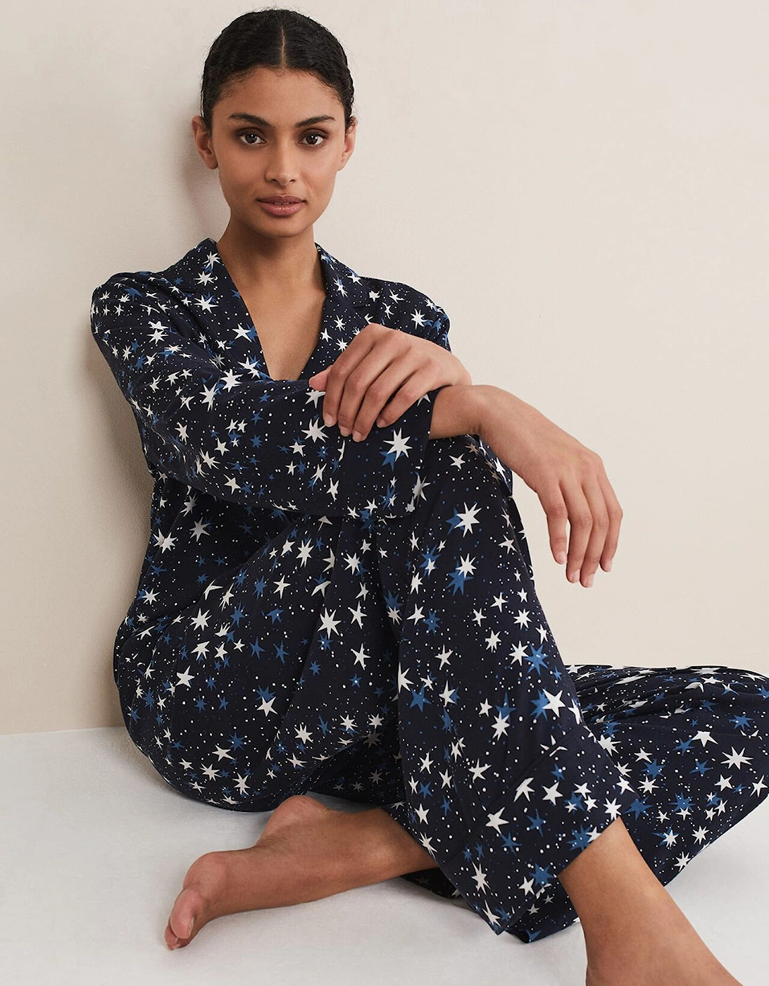 Zeba Star Print Pyjama Set