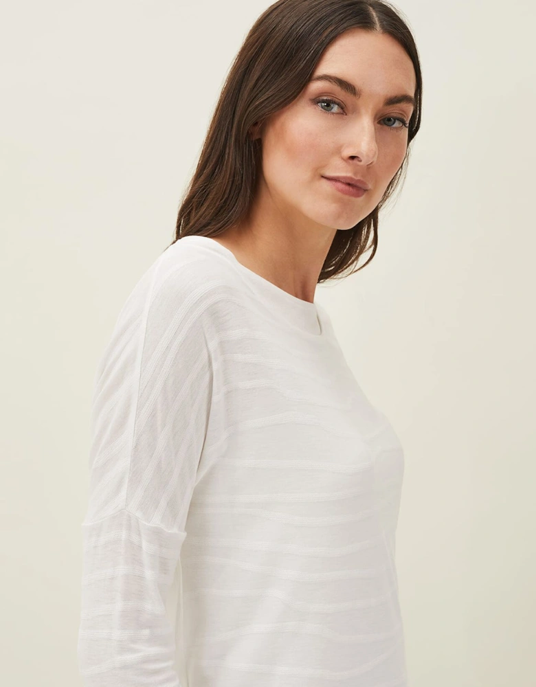 Ellise Textured Wrap Top