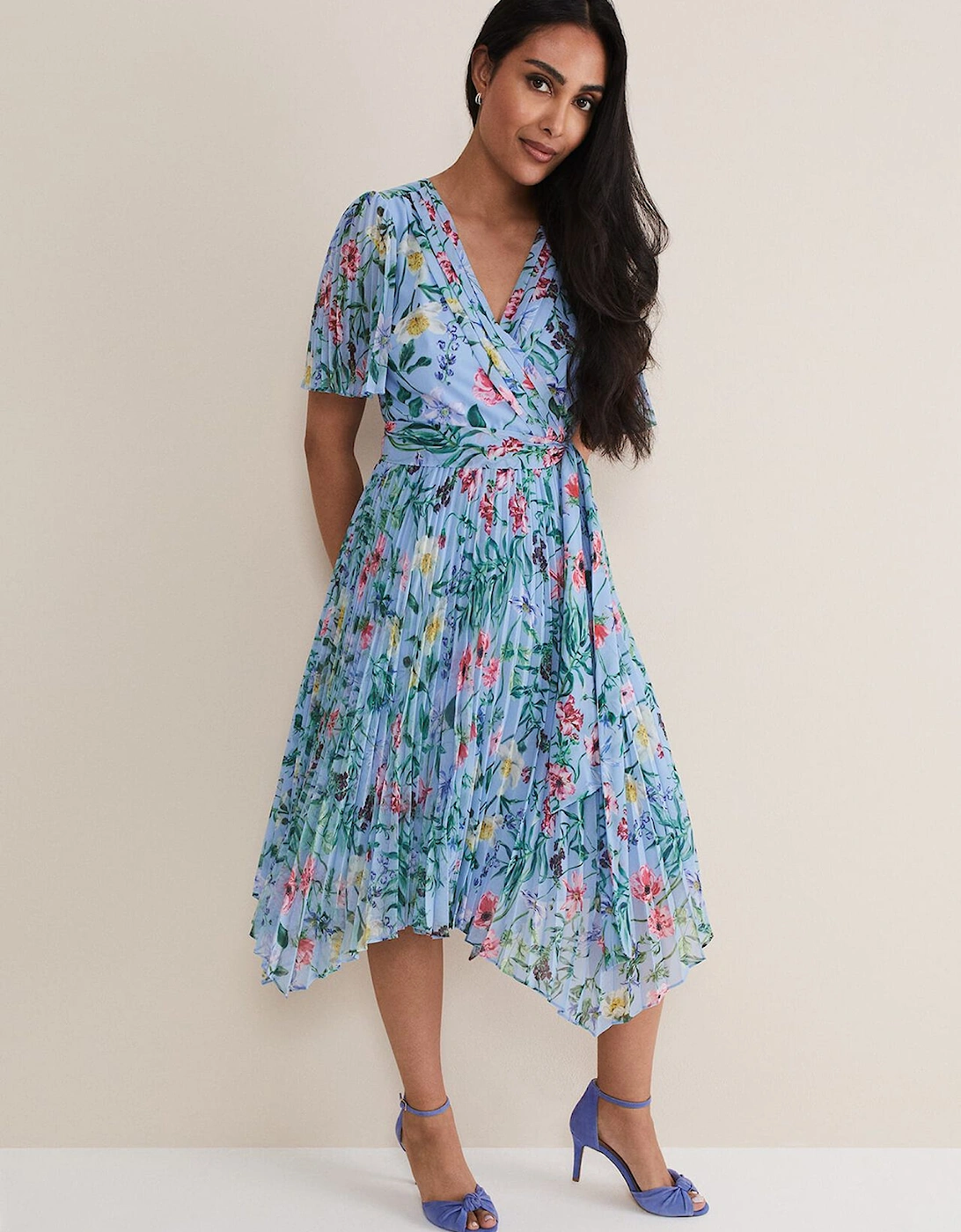 Petite Kendall Floral Midi Dress, 8 of 7