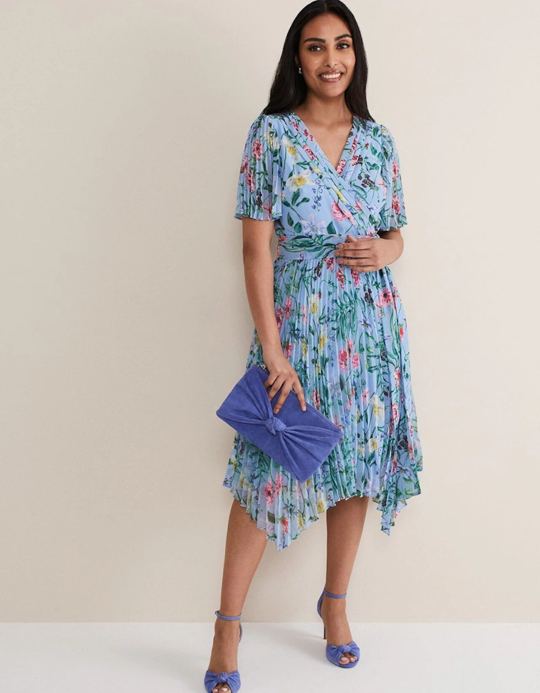 Petite Kendall Floral Midi Dress