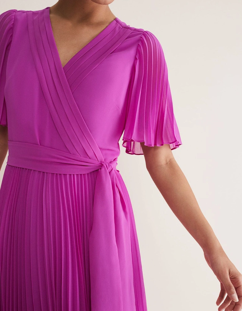 Kendall Pleated Midi Dress