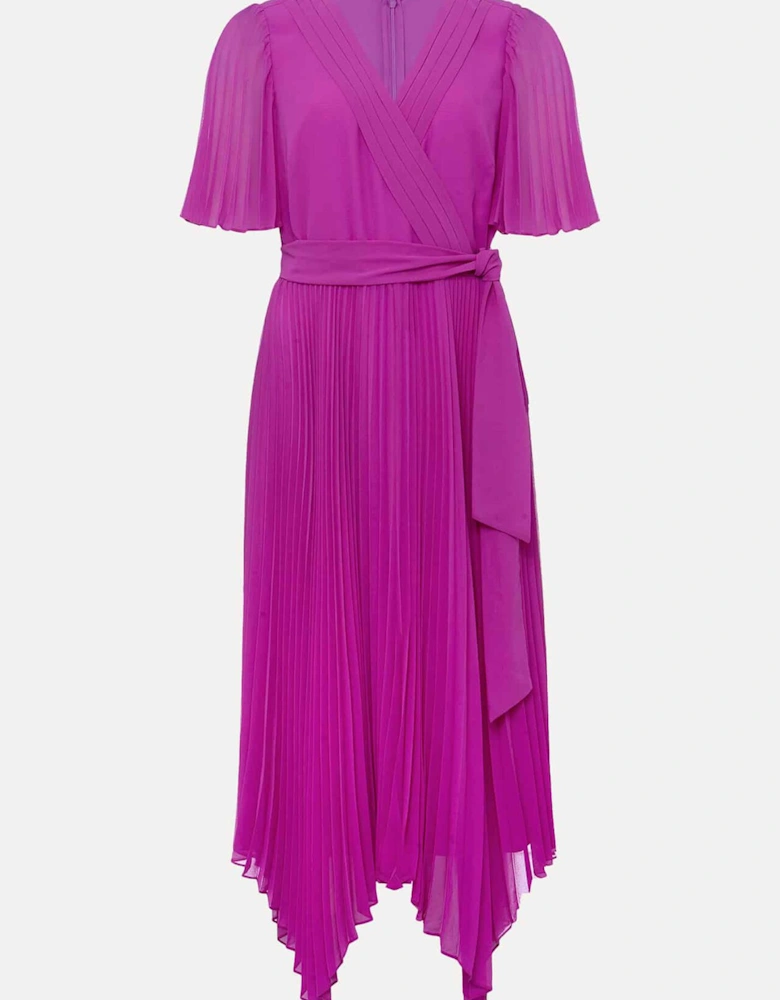 Kendall Pleated Midi Dress