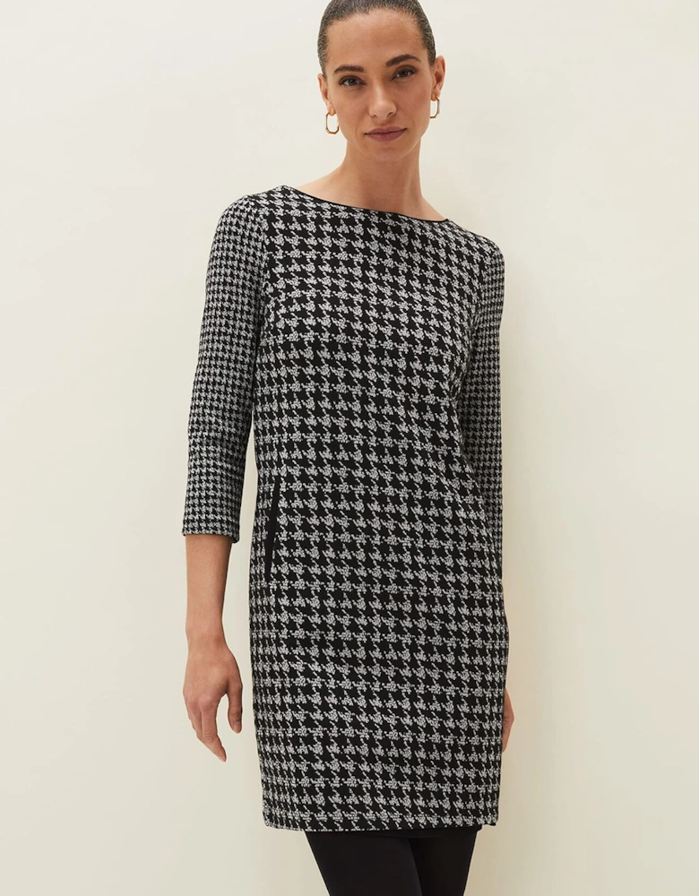 Lenia Check Shift Dress