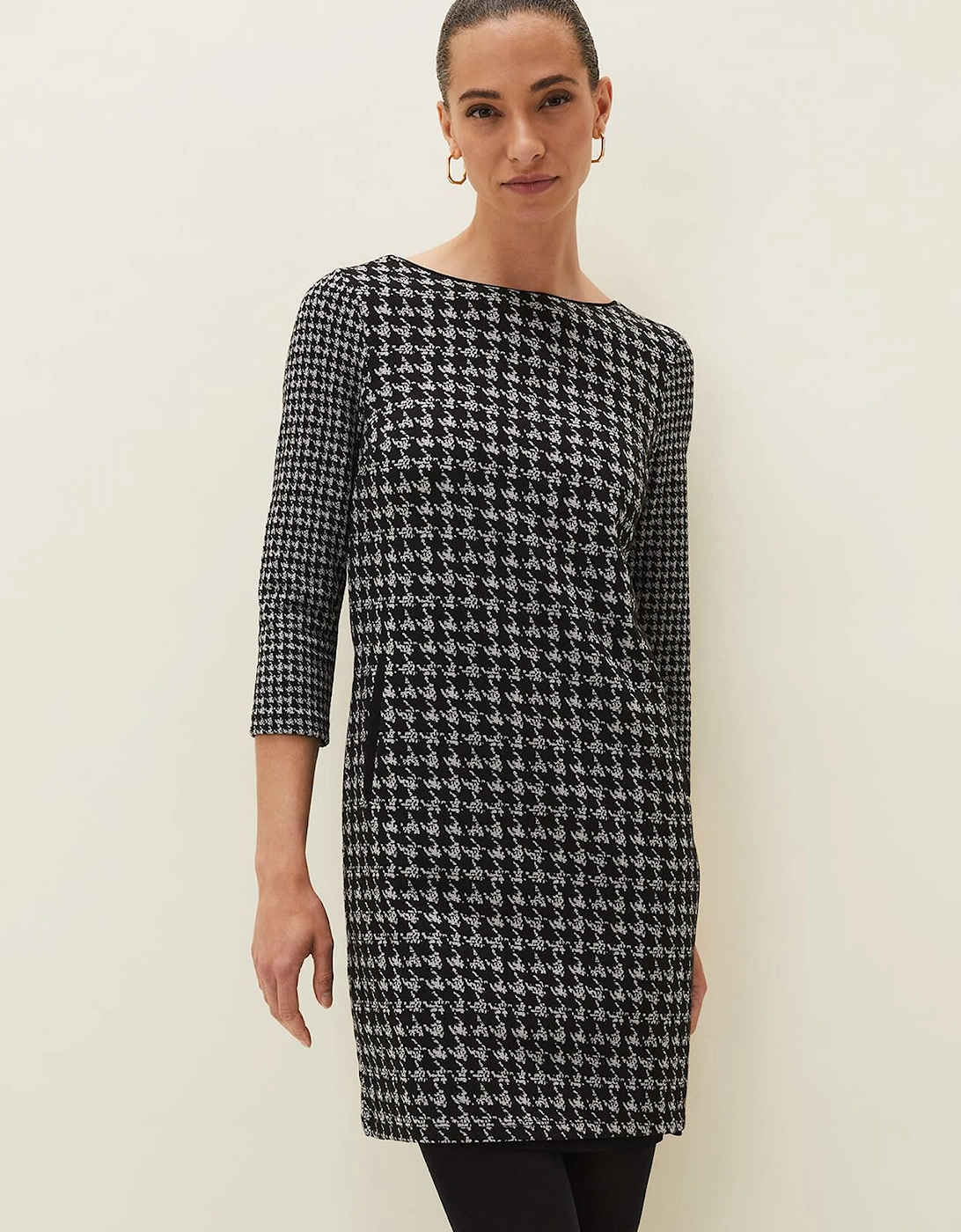 Lenia Check Shift Dress