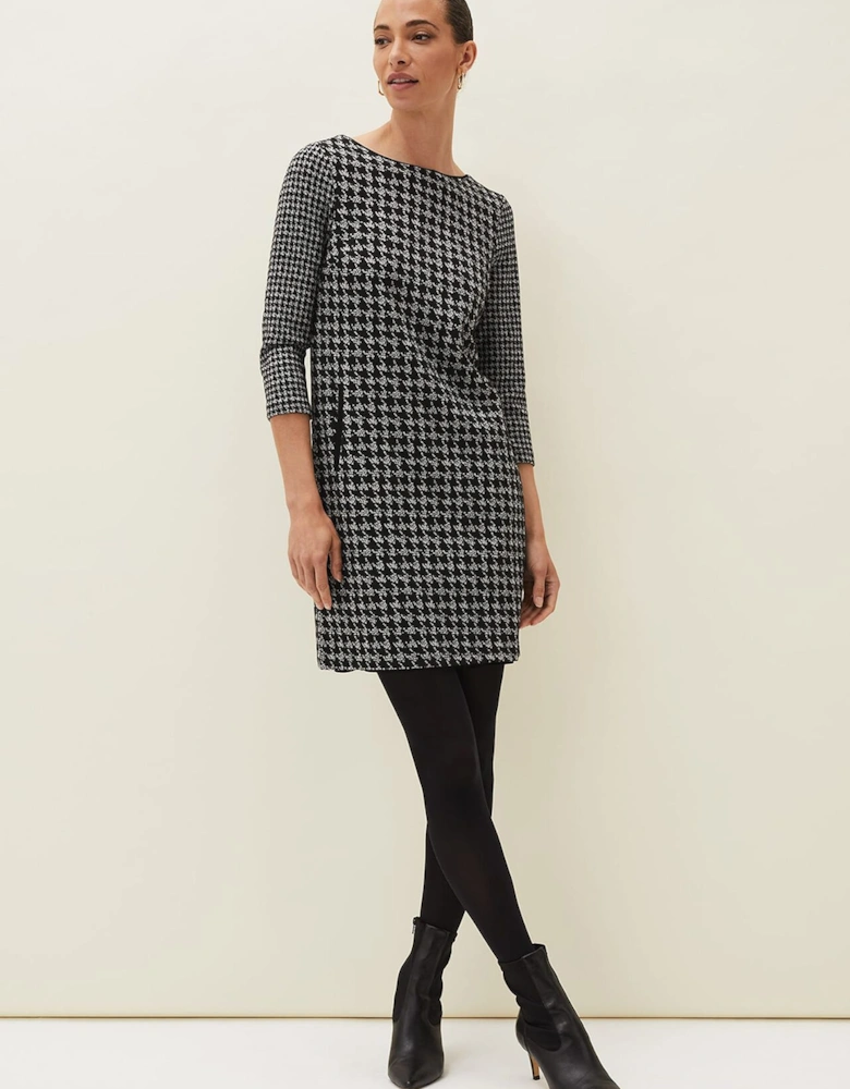 Lenia Check Shift Dress