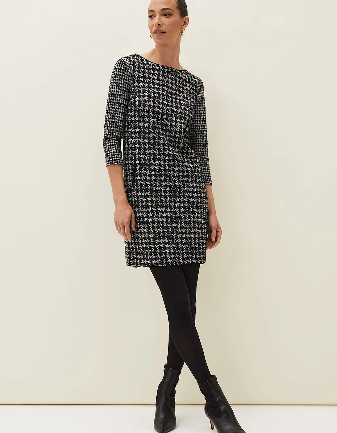 Lenia Check Shift Dress, 7 of 6