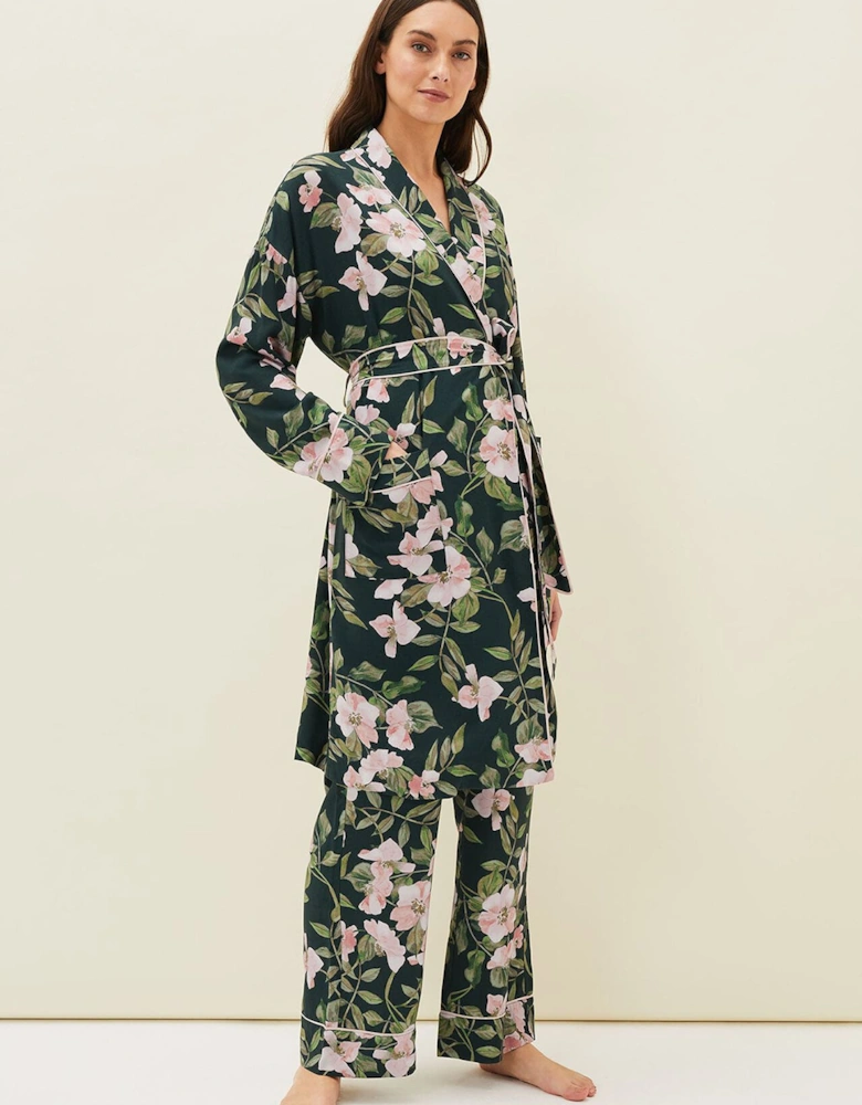 Pina Floral Print Robe