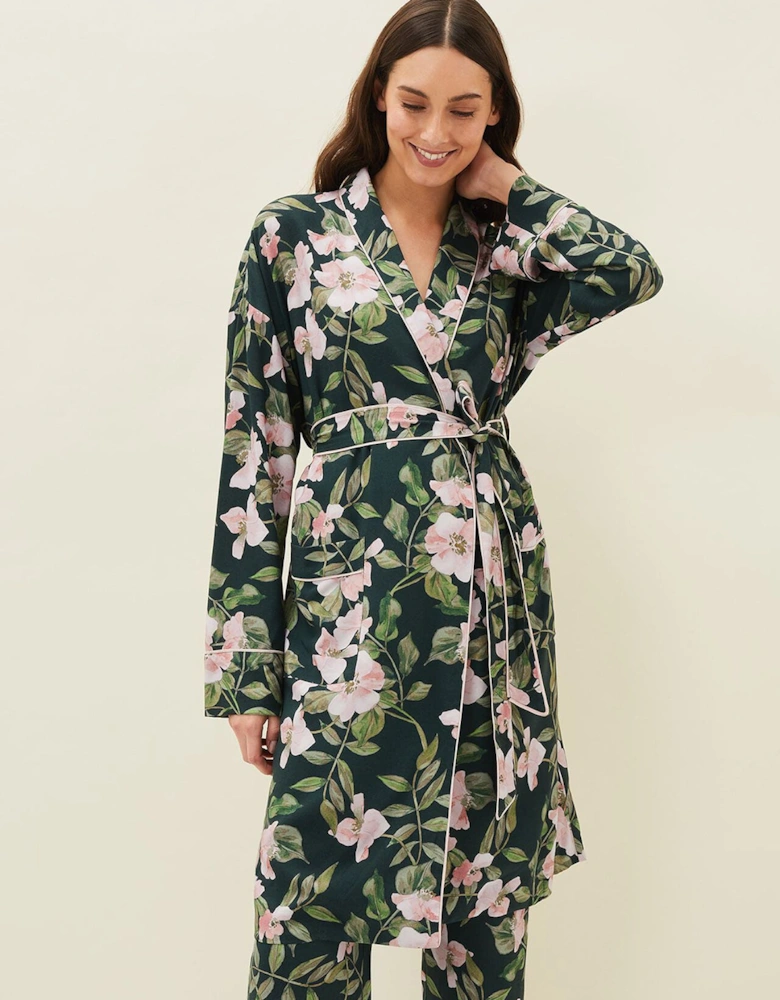 Pina Floral Print Robe