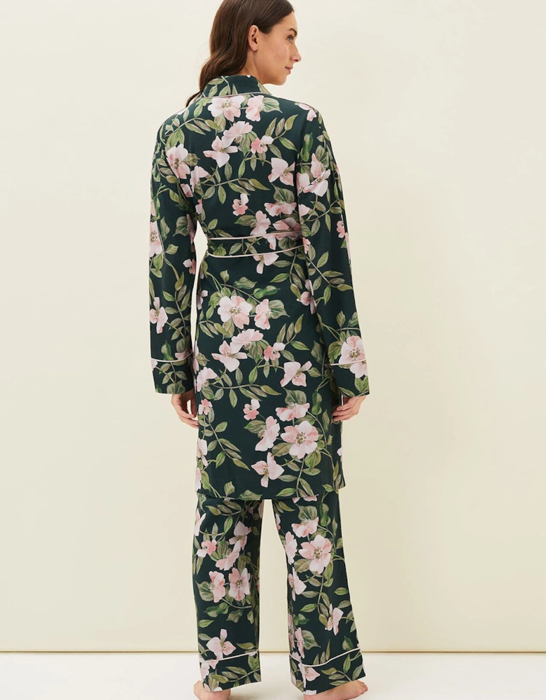 Pina Floral Print Robe