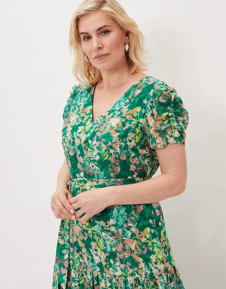 Morven Printed Tiered Dress