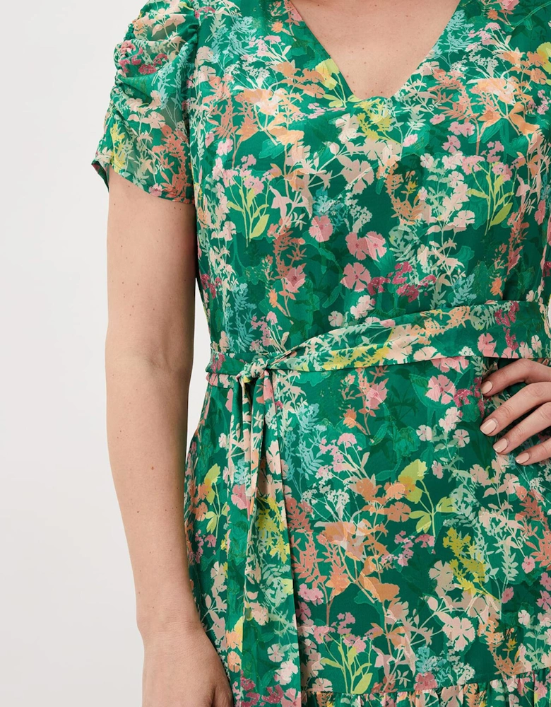 Morven Printed Tiered Dress