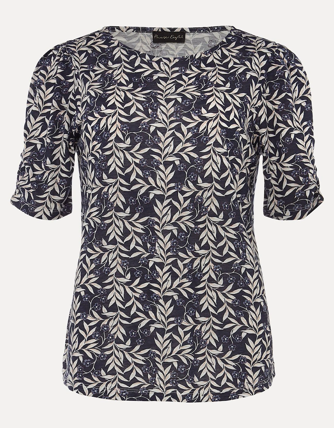 Poppie Leaf Print Top