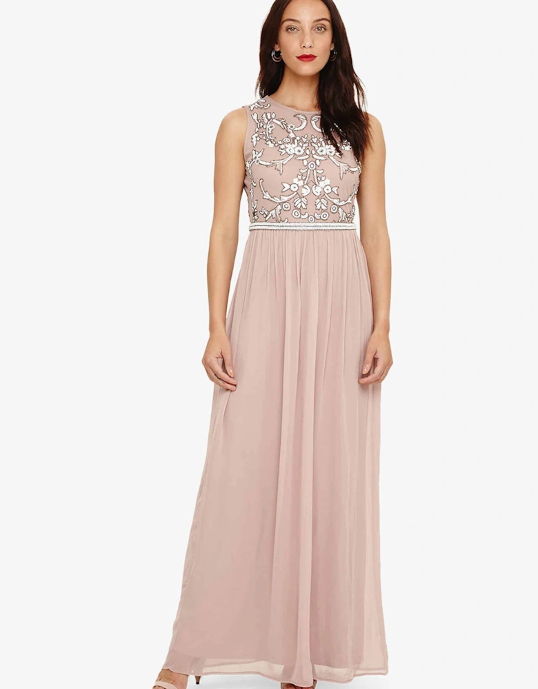 Zahara Embellished Maxi Dress