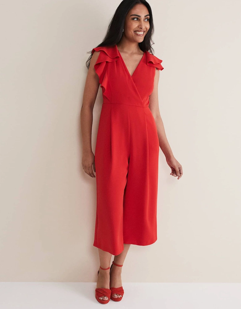 Petite Nicky Ruffle Jumpsuit