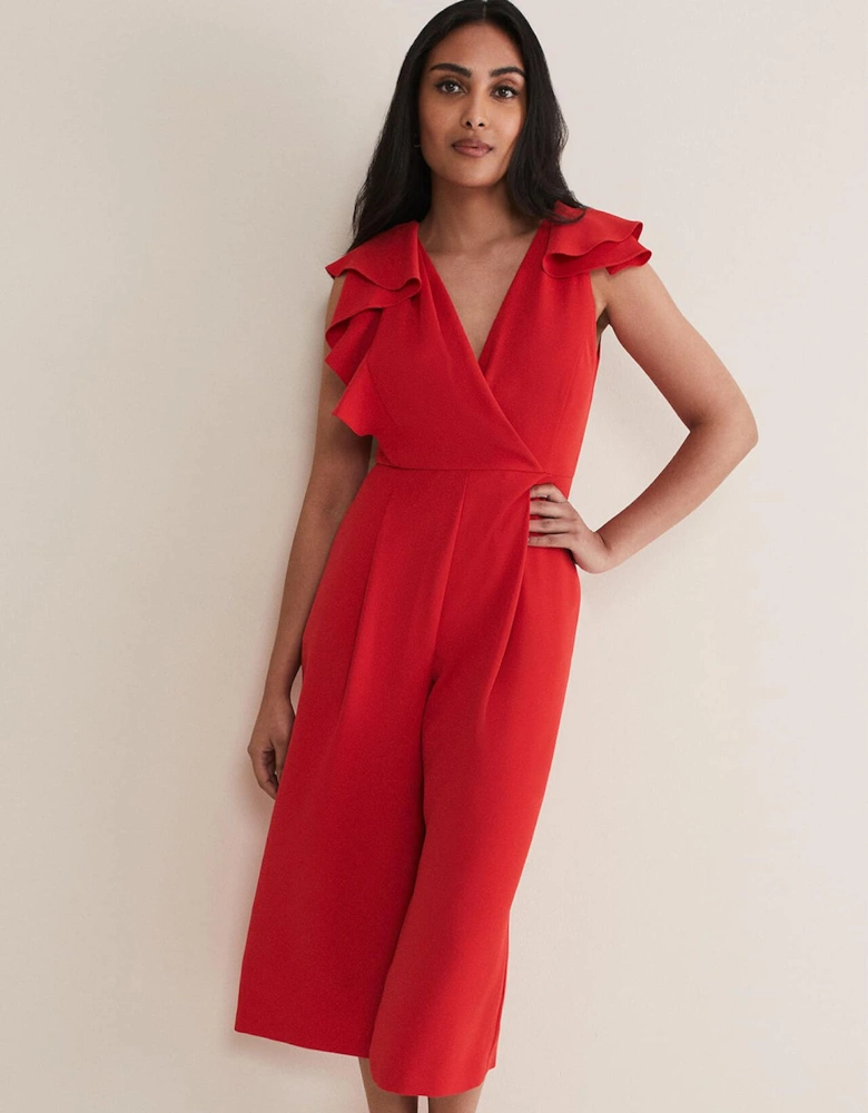 Petite Nicky Ruffle Jumpsuit