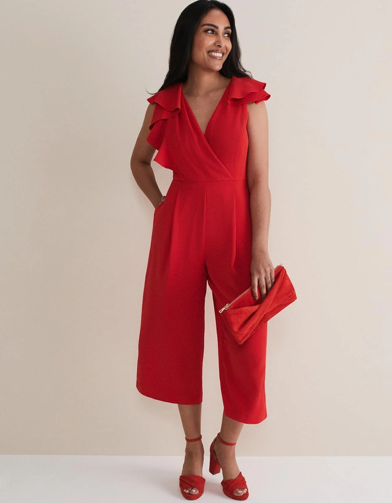 Petite Nicky Ruffle Jumpsuit