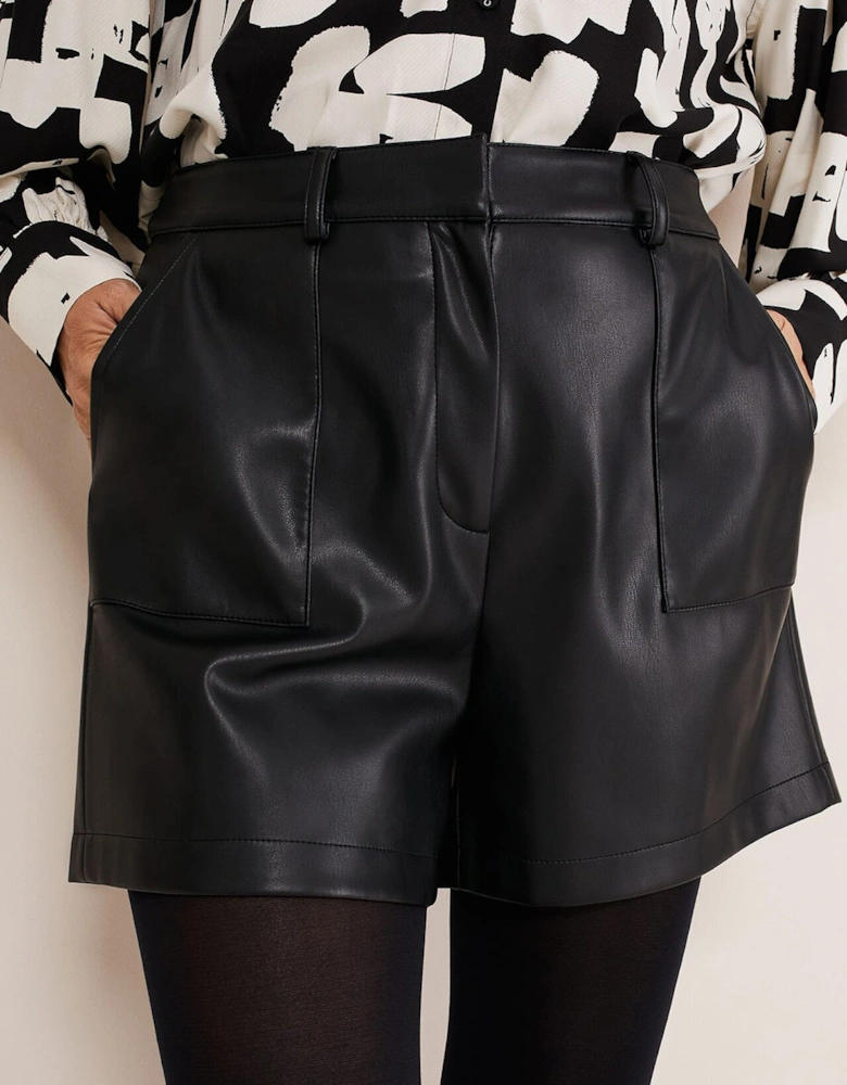 Hadley Pleather Shorts