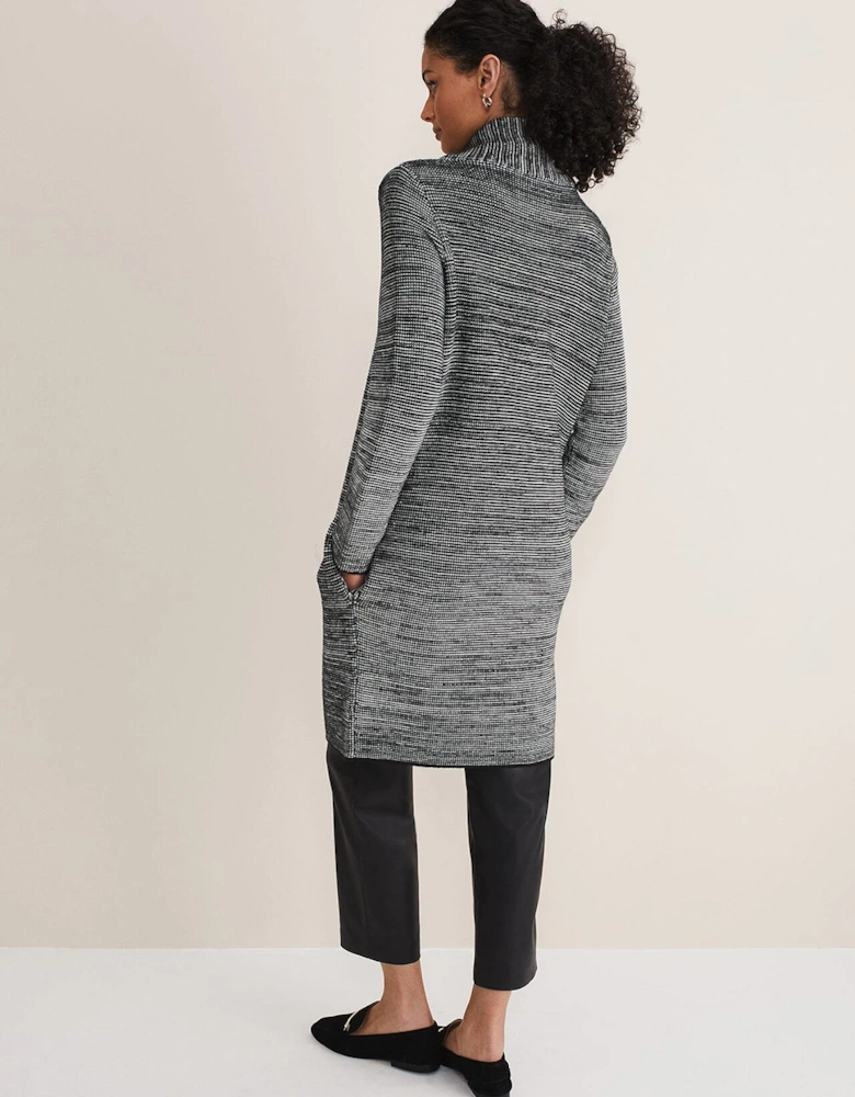 Talia Tweed Knit Coat