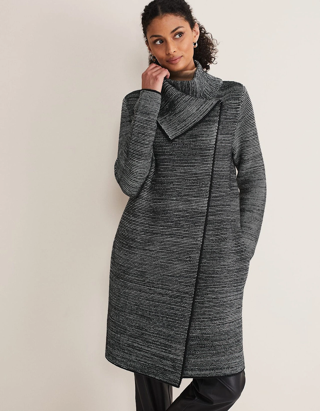 Talia Tweed Knit Coat, 7 of 6