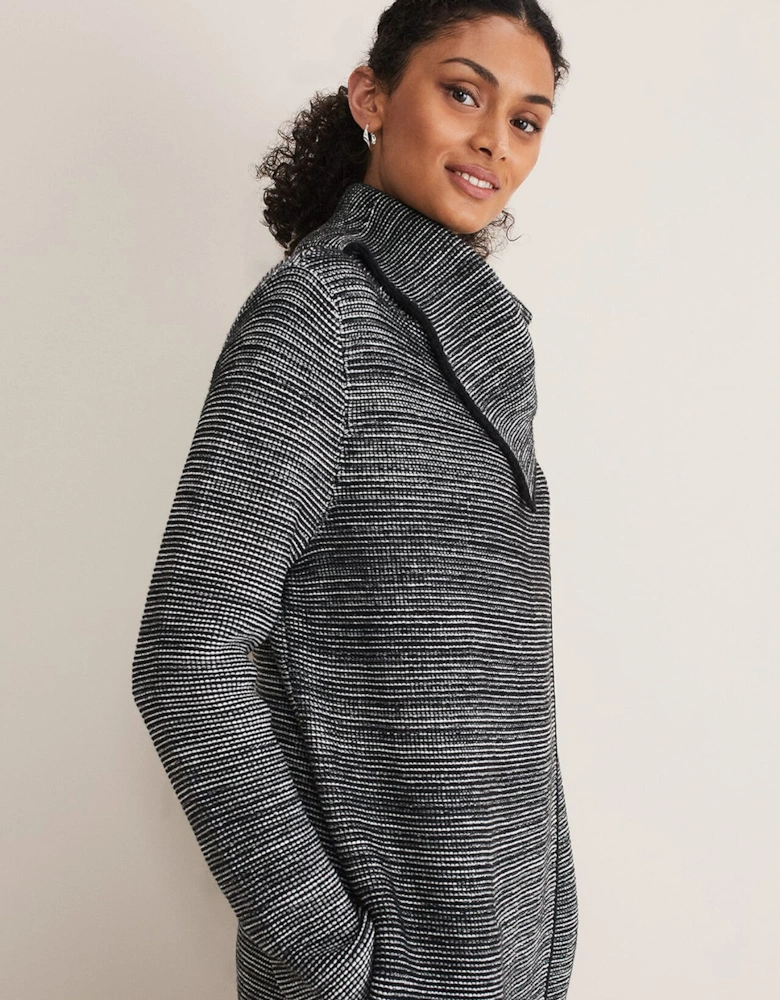 Talia Tweed Knit Coat