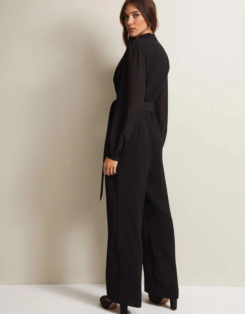 Audrey Black Wide Leg Jumpsuit