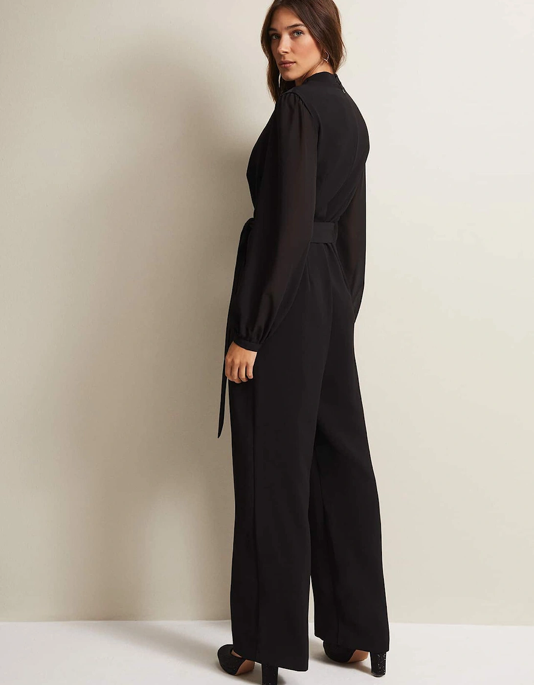 Audrey Black Wide Leg Jumpsuit