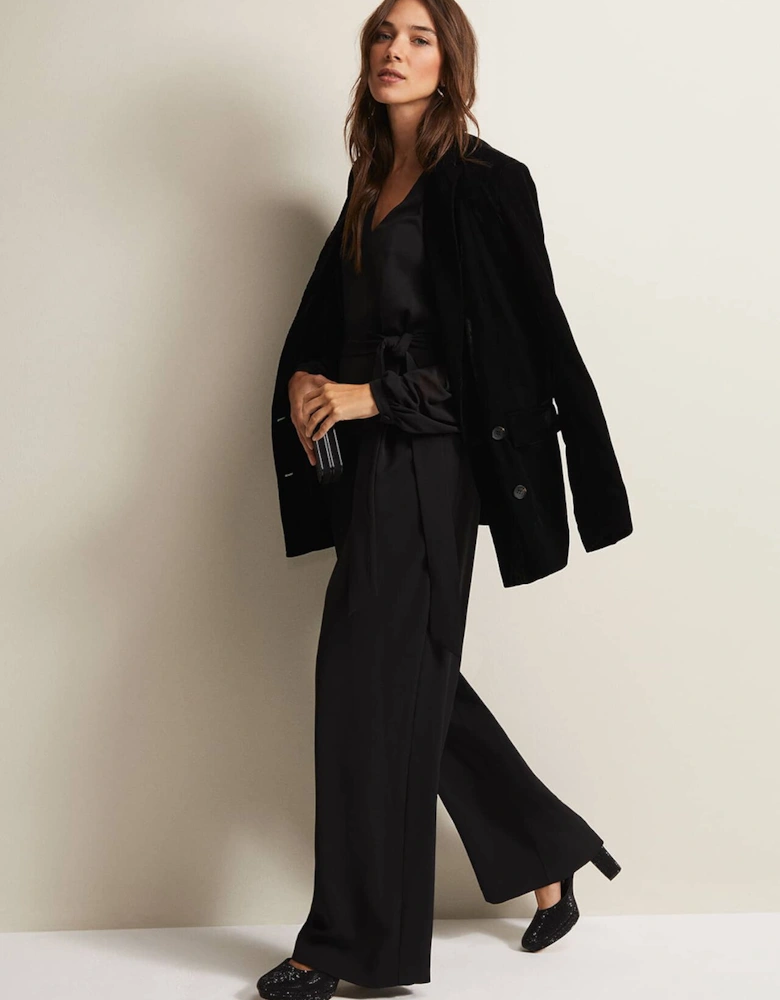 Audrey Black Wide Leg Jumpsuit