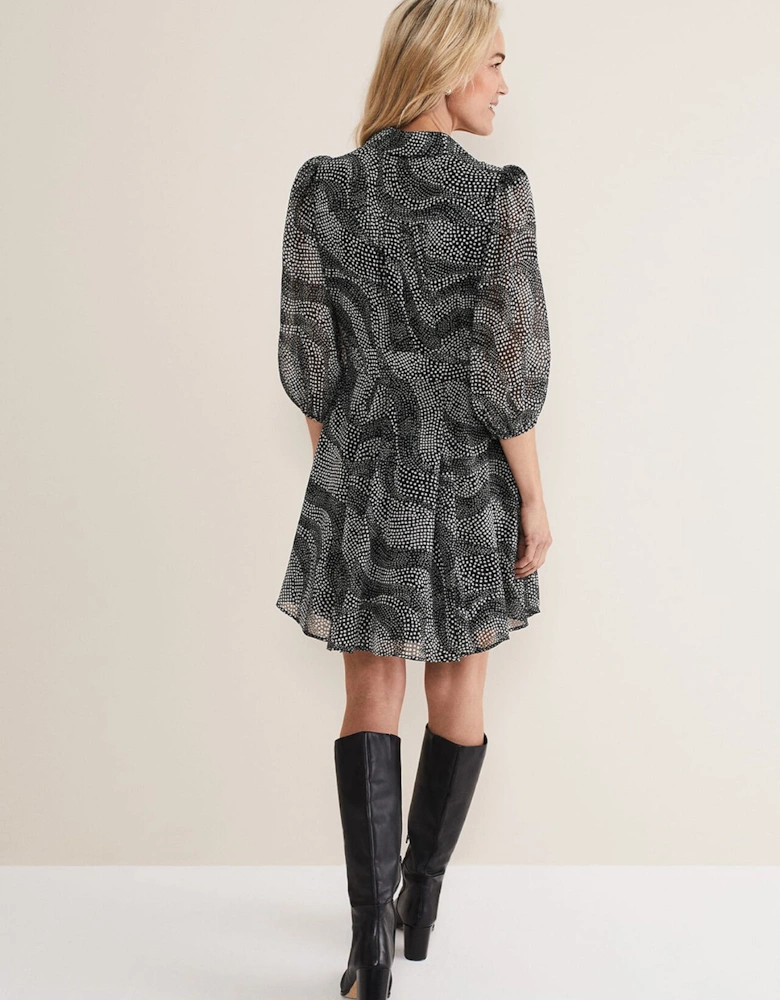 Miriam Chiffon Shirt Mini Dress