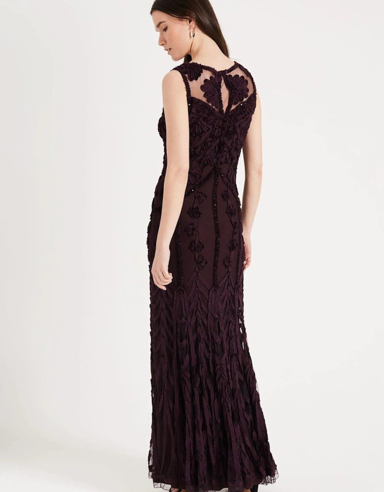 Anoushka Tapework Lace Maxi Dress