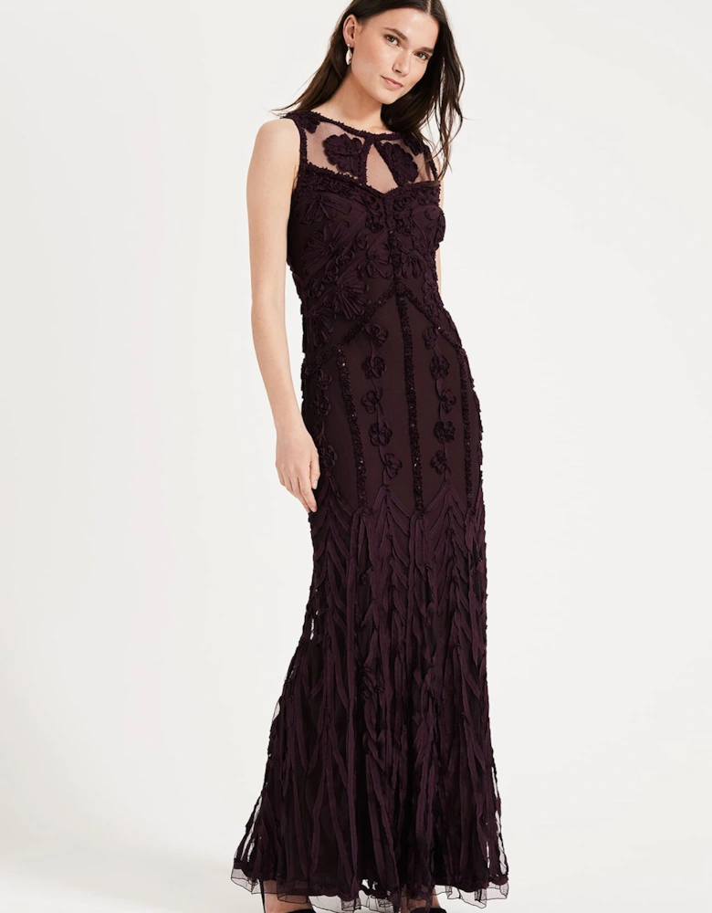 Anoushka Tapework Lace Maxi Dress