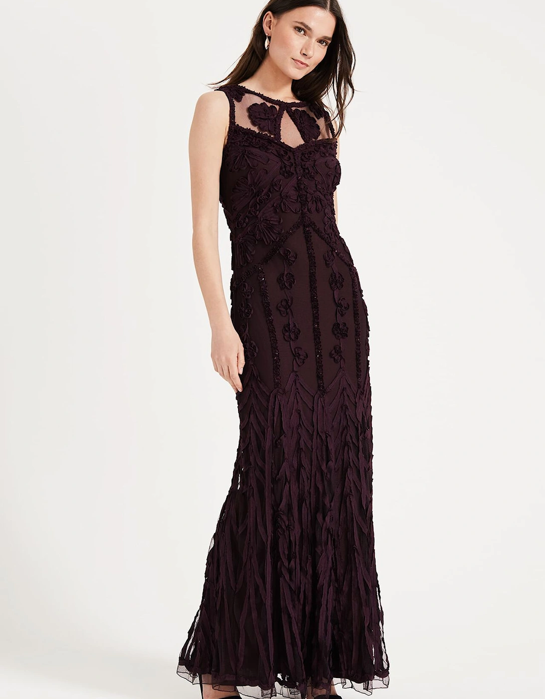 Anoushka Tapework Lace Maxi Dress, 7 of 6