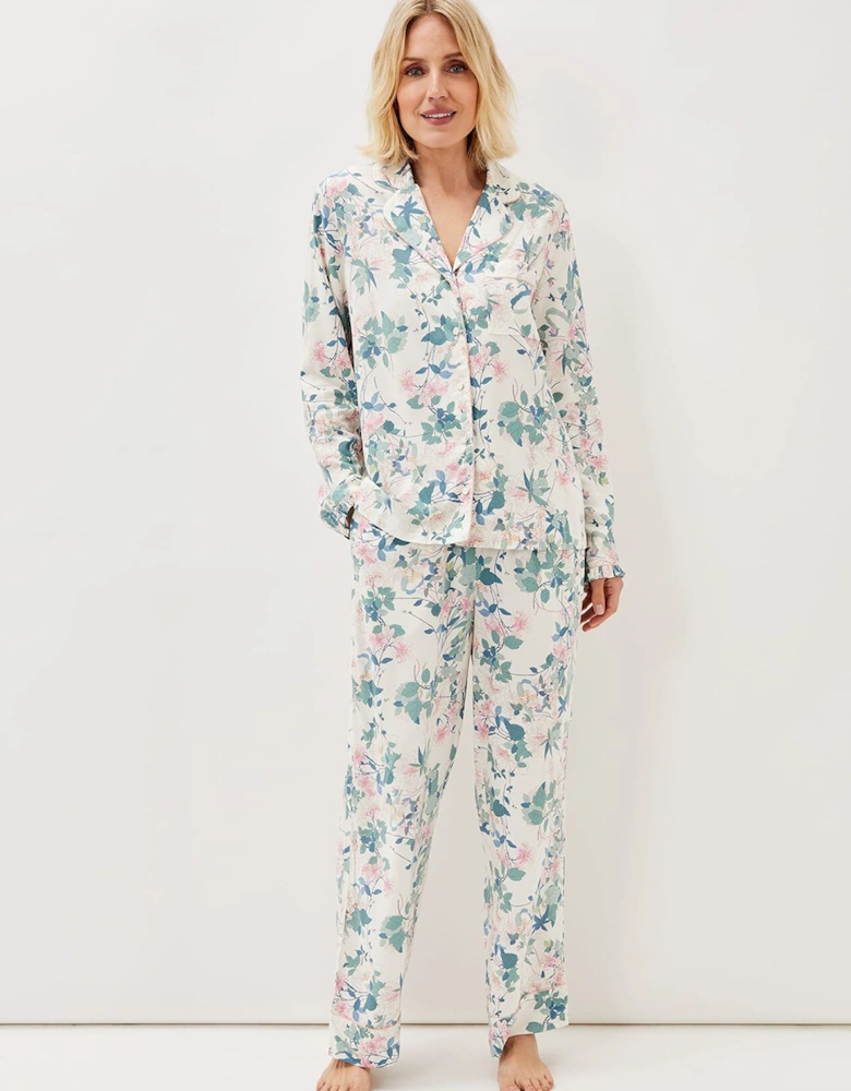 Avarie Chinoiserie Print Pj Set