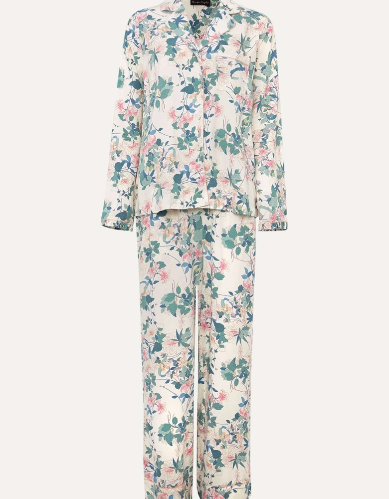 Avarie Chinoiserie Print Pj Set