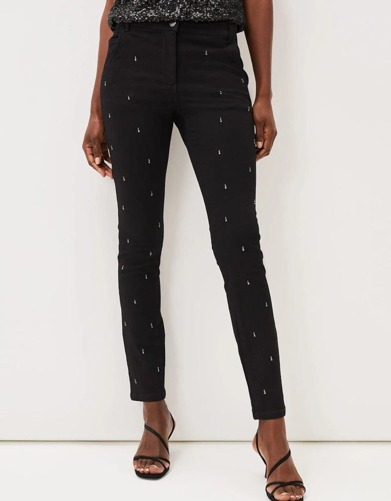 Tear Drop Stud Jean