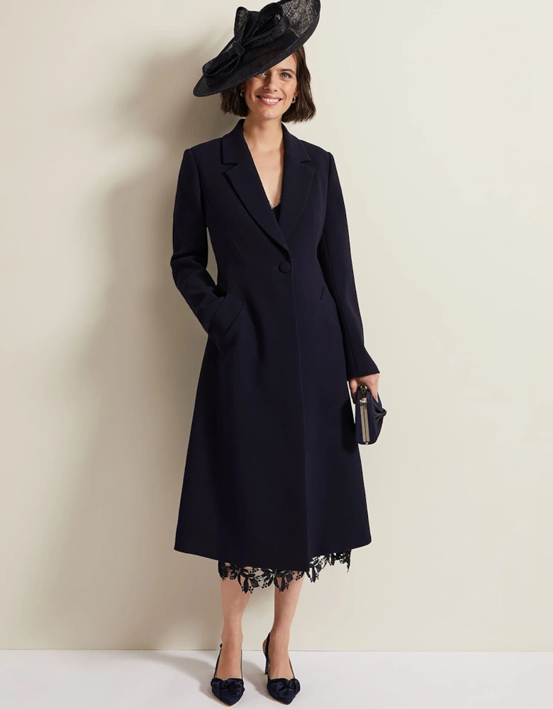 Juliette Crepe Coat