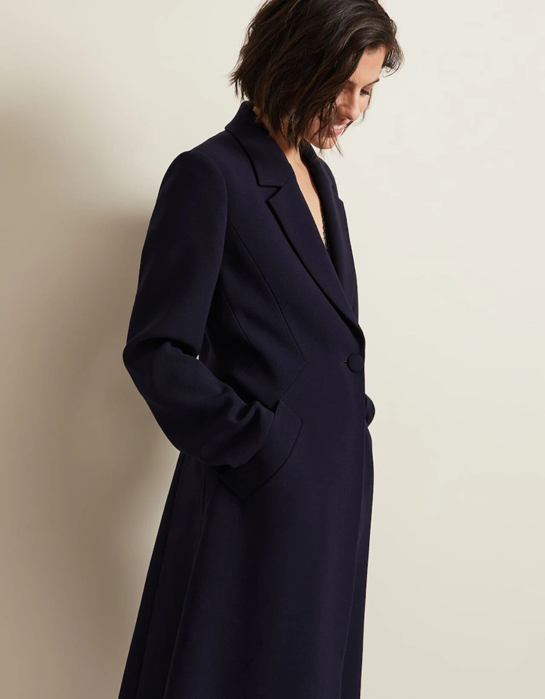 Juliette Crepe Coat