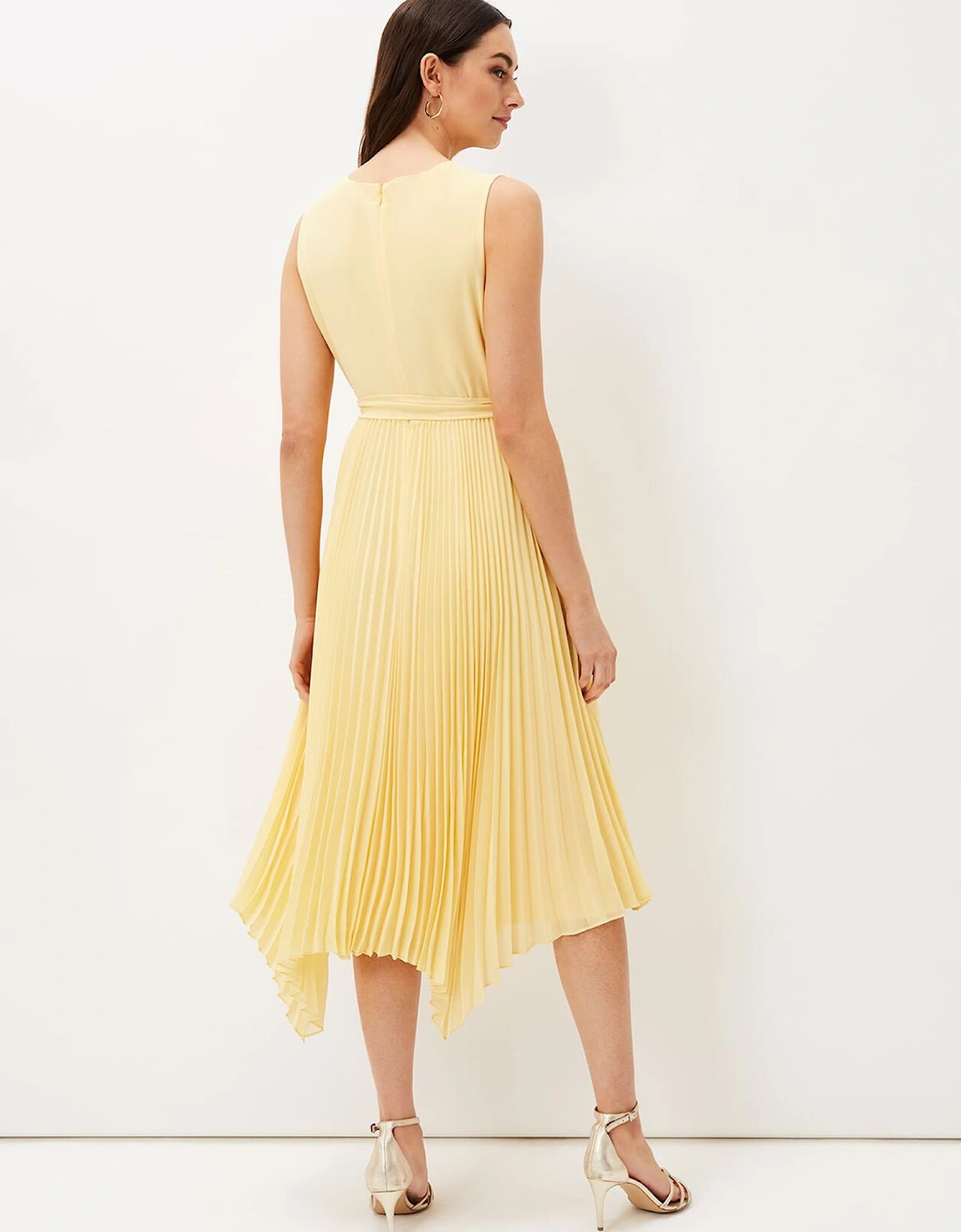 Petra Pleated Wrap Dress