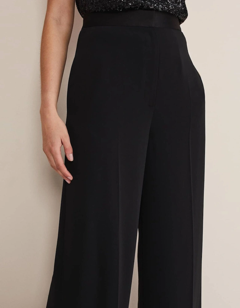 Elandra Wide Leg Tux Trousers