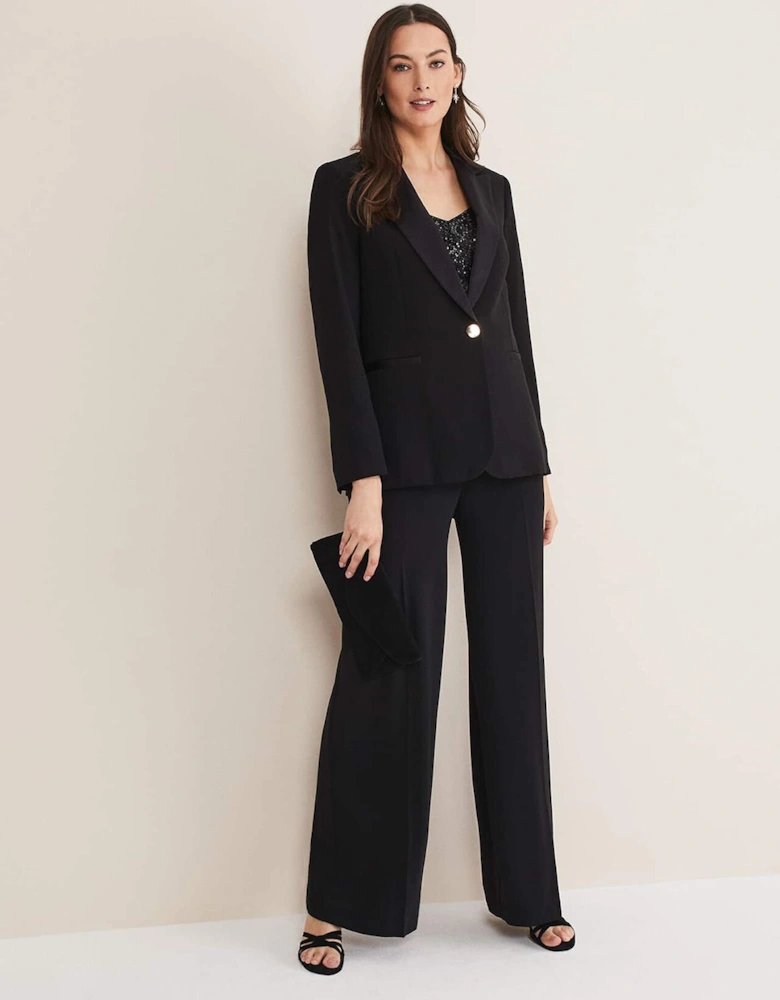 Elandra Wide Leg Tux Trousers