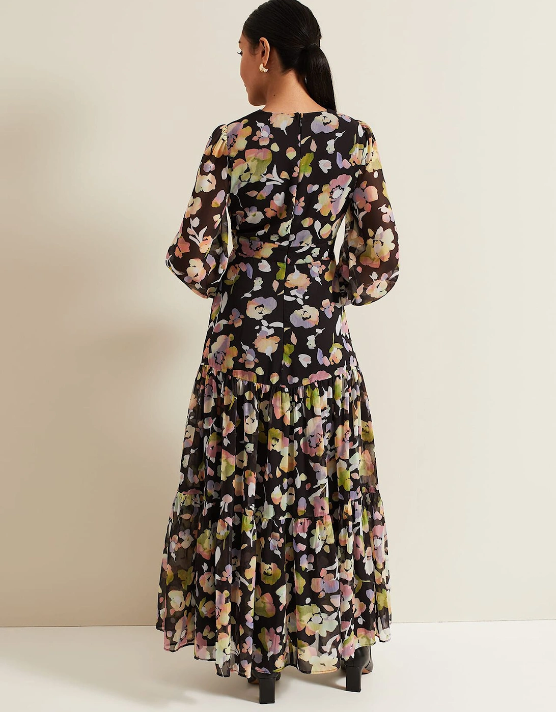 Petite Sandra Floral Maxi Dress