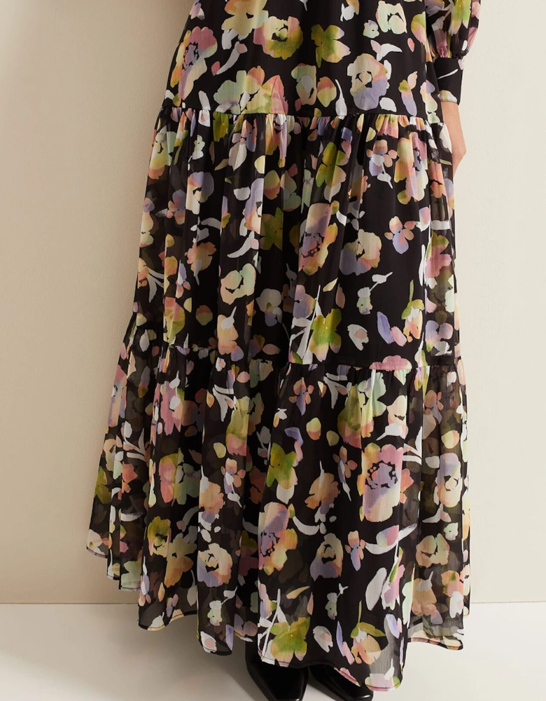 Petite Sandra Floral Maxi Dress