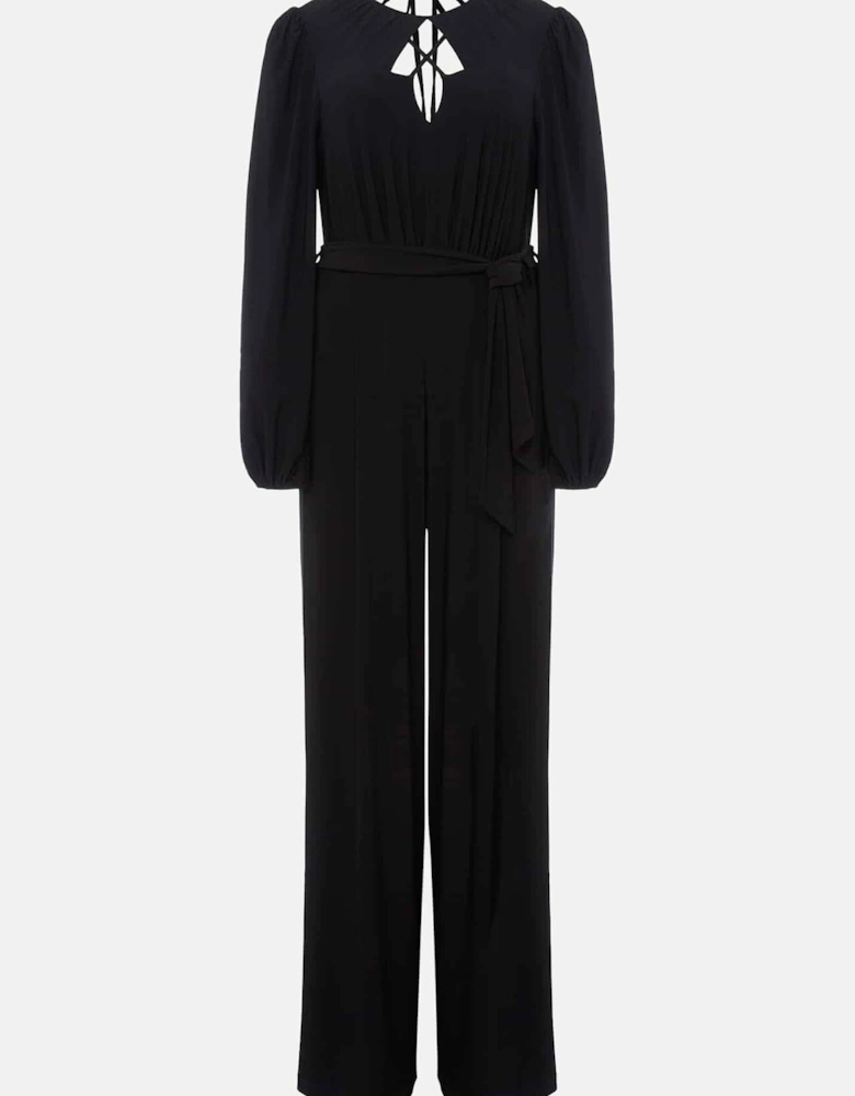 Janece Black Wide Leg Jumpsuit