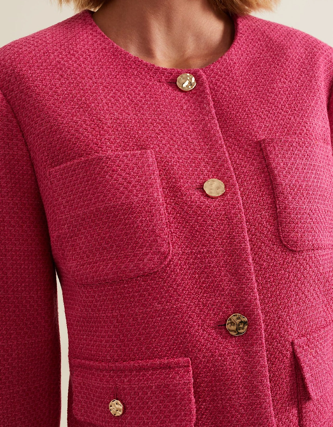 Ripley Pink Boucle Jacket