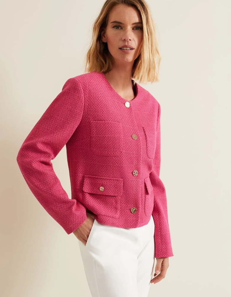 Ripley Pink Boucle Jacket