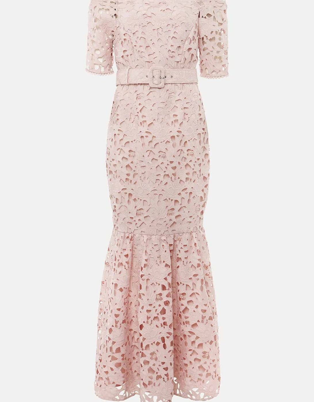 Petite Tallula Lace Bardot Maxi Dress