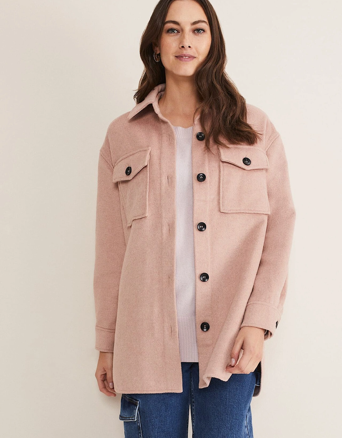 Sammy Plain Wool Shacket, 7 of 6