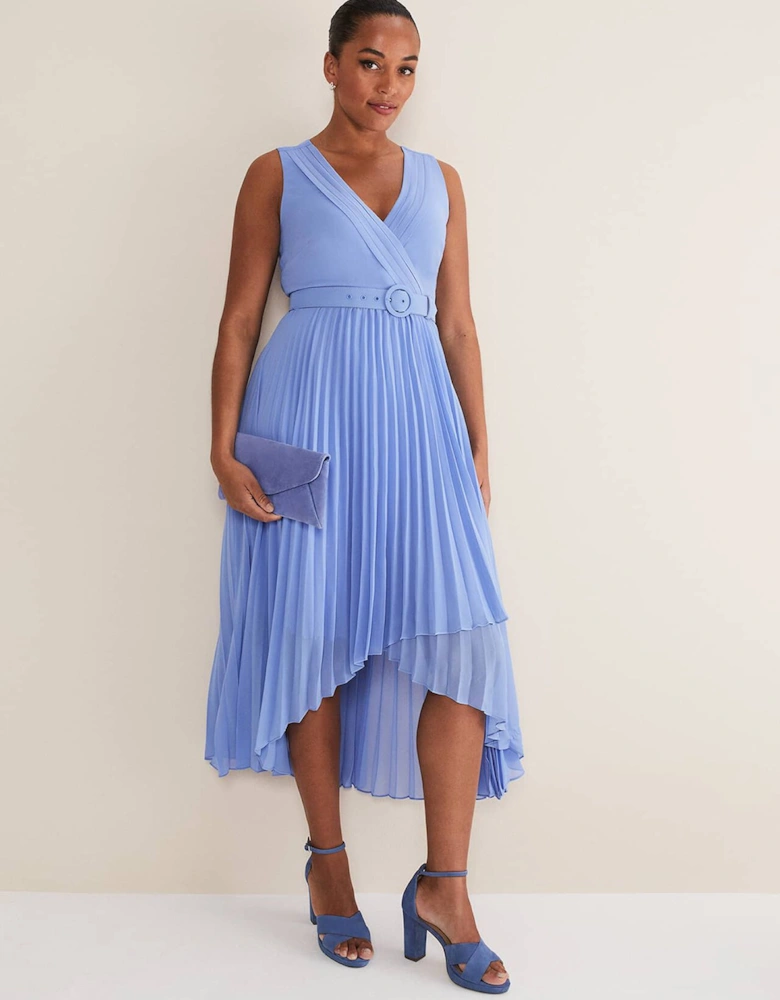 Brianna Pleated Midaxi Dress