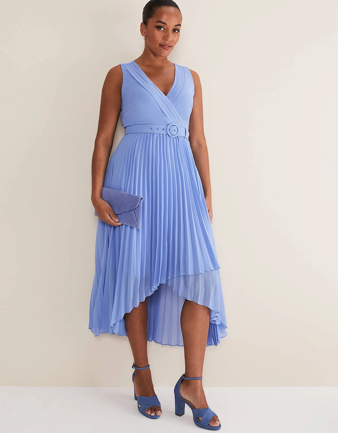 Brianna Pleated Midaxi Dress, 9 of 8