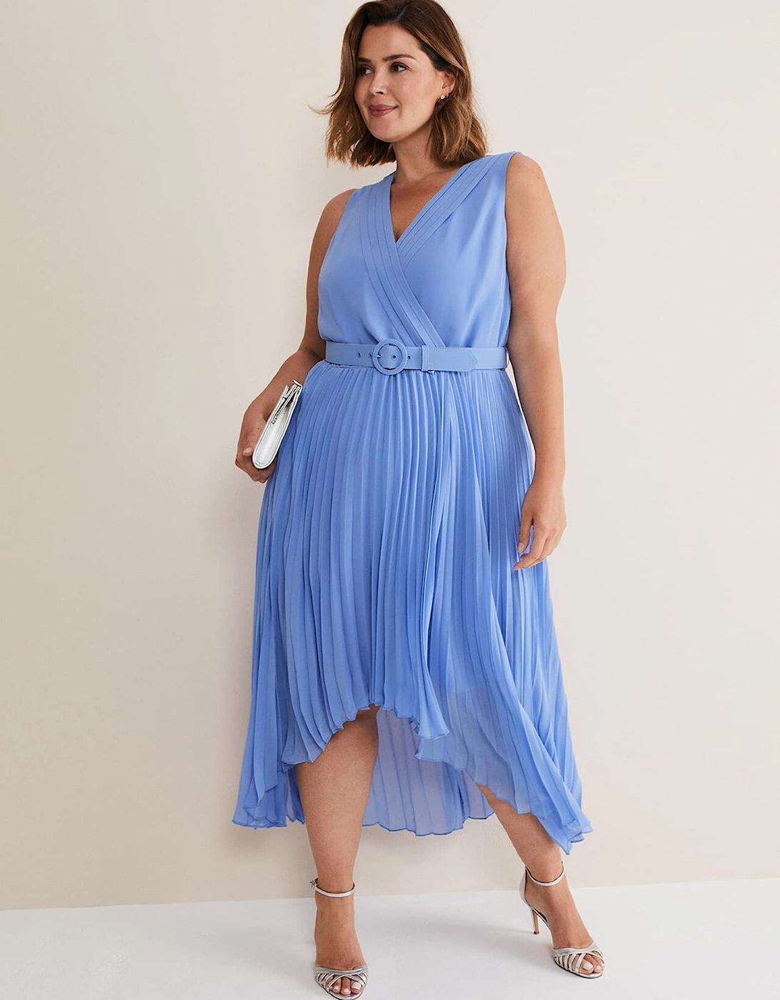 Brianna Pleated Midaxi Dress