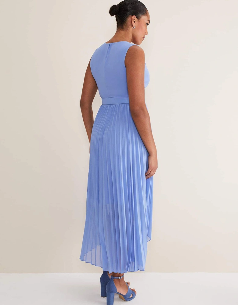 Brianna Pleated Midaxi Dress